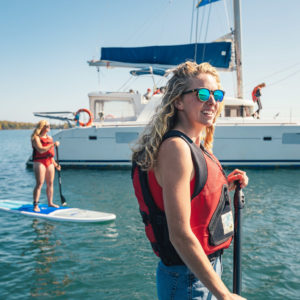 close up paddle boarding