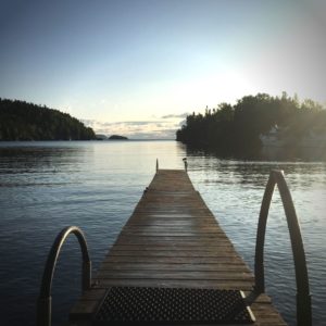 dock at thompson island