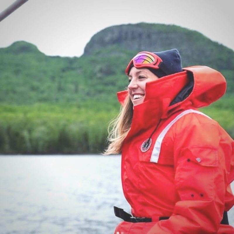 crew in floater suit