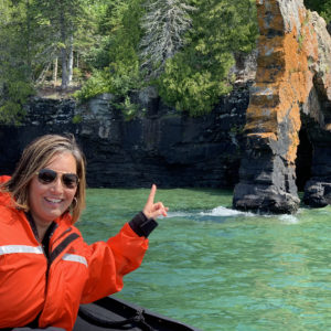 Sea lion rock formation at Sleeping Giant Provincial Park