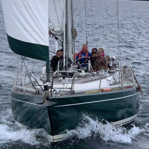 Frodo with thunder bay breakwater in distance