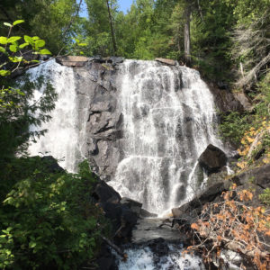 Otter Cove waterfall