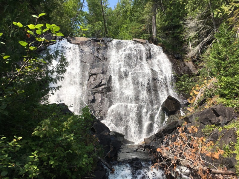 Otter Cove waterfall